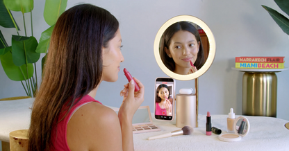 Wireless Charging Dock Makeup Mirror LED Light